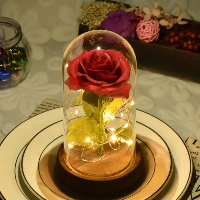 Glass Galaxy Rose