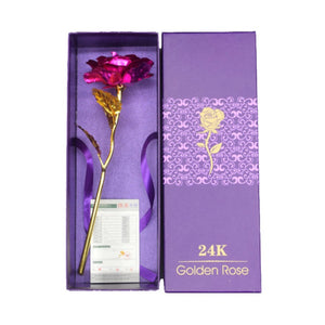 24K Golden Rose