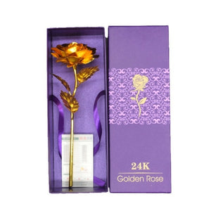 24K Golden Rose