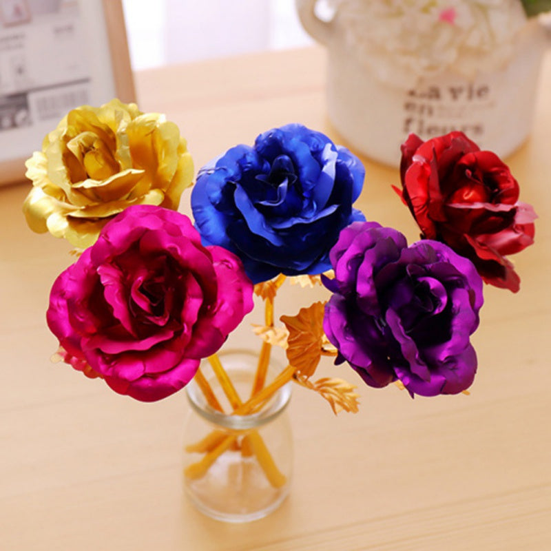 24K Golden Rose